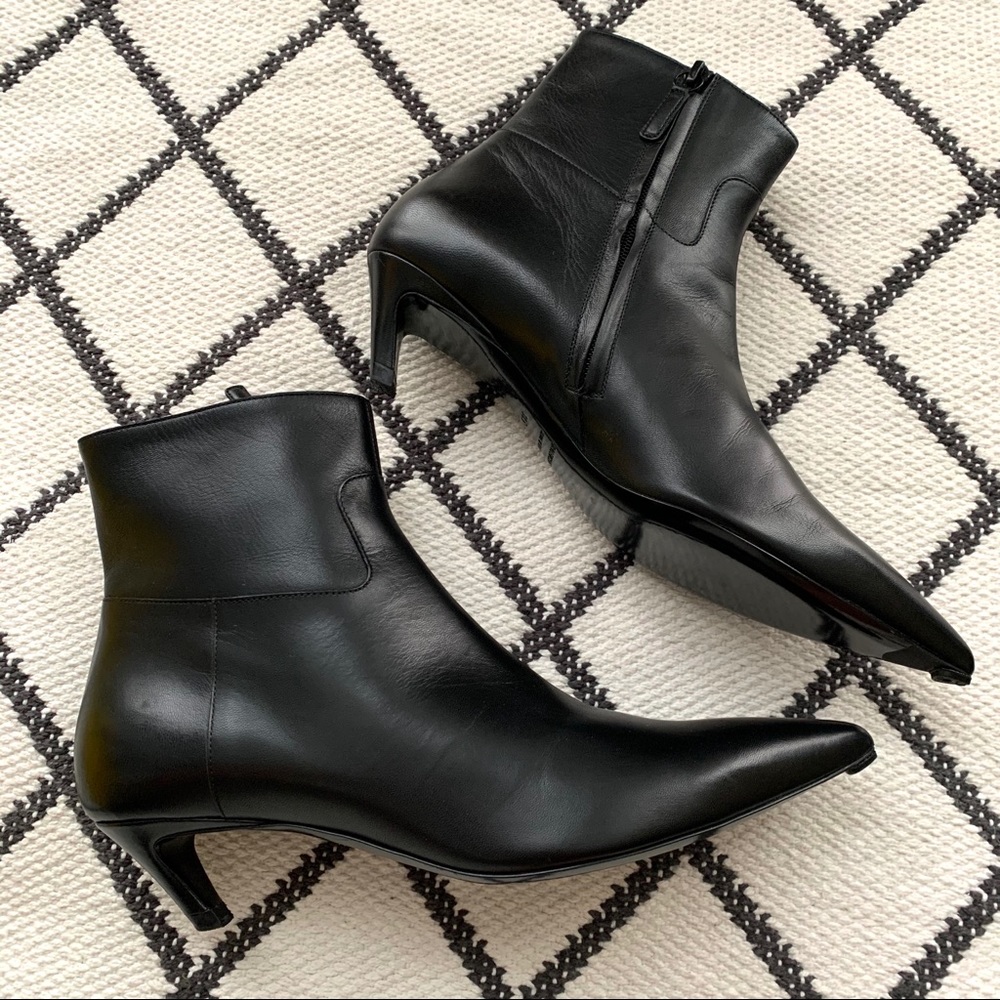 New Balenciaga leather slash bootie 38.5